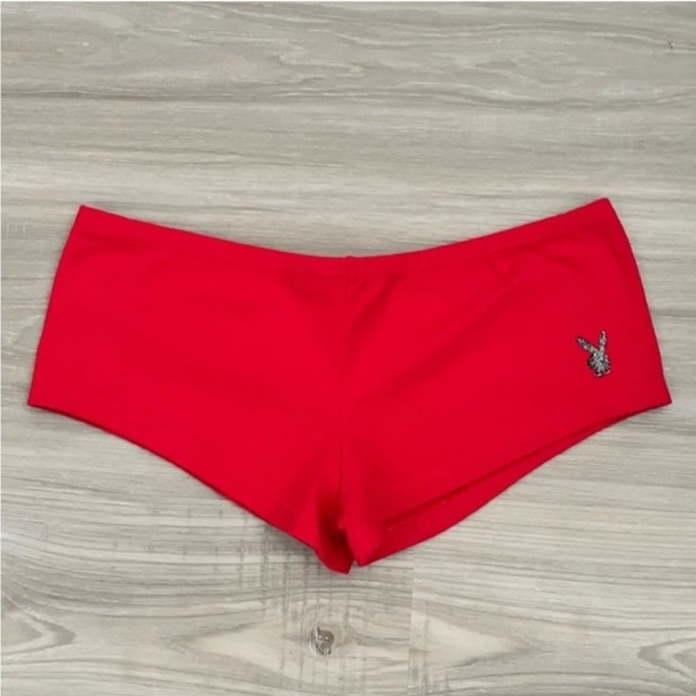 Playboy‎ Red Glittery Booty Short​